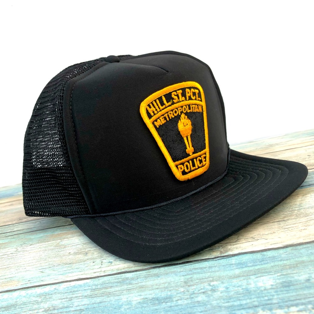 Vintage hill St. Metropolitan police dept embroidery hat
